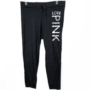 Victoria’s Secret PINK Charcoal Jogger Sweatpants